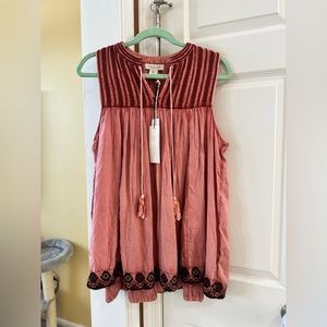 NWT Rachel Zoe Boho Tanktop